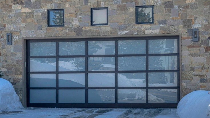 Glass Garage Door in Los Angeles
